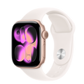 Apple Watch Series 11 GPS 42mm Smartwatch with Jet Black Aluminium Case with Black Sport Band S/M. Sleep Score, Fitness Tracker, Health Monitoring, Always-On Display, Water Resistant